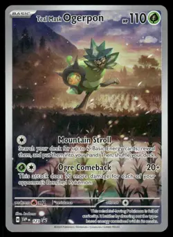 Pokemon Cards Teal Mask Ogerpon 123 Scarlet & Violet Promo NM - Image 1