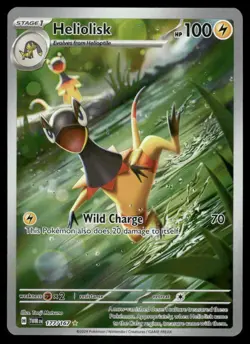 Pokemon Cards Heliolisk 177/167 Twilight Masquerade Illustration Rare NM - Image 1