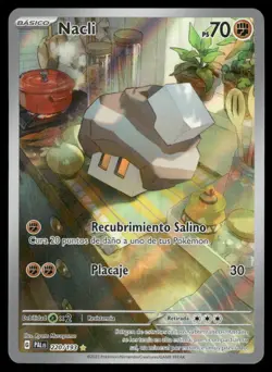 Pokemon Cards Nacli 220/193 Paldea Evolved Illustration Rare NM SPANISH - Image 1