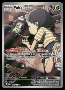 Pokemon Cards Poltchageist 171/167 Twilight Masquerade Illustration Rare NM - Image 1