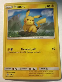 Pikachu - SM183 - Cosmos Holo - Black Star Promo - Pokemon Card - NM - - Image 2