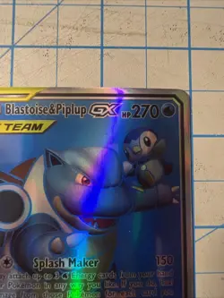 Custom Blastoise&piplup Gx Fun Fan Art (Custom Made Card) Pokemon Card - Image 3