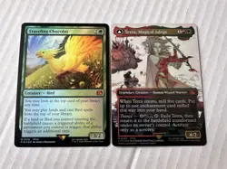 MTG FINAL FANTASY Lot Of 2 Cards Traveling Chocobo + Terra, Magical Adept FOIL - Image 1