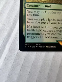 MTG FINAL FANTASY Lot Of 2 Cards Traveling Chocobo + Terra, Magical Adept FOIL - Image 4