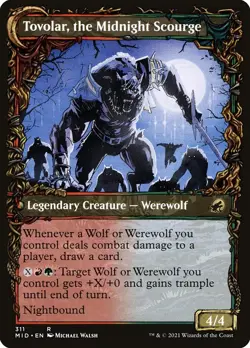 Tovolar, Dire Overlord (Showcase) Innistrad: Midnight Hunt Foil 311 NM MTG Ma... - Image 2