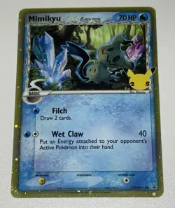 Pokemon TCG Mimikyu Delta Species SWSH136 Sword & Shield Promo Card - Image 1