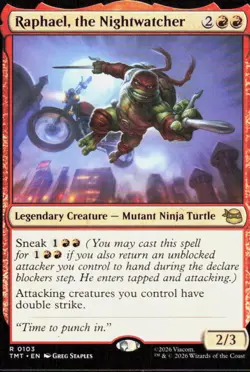Raphael, the Nightwatcher 0103 Teenage Mutant Ninja Turtles Magic: The Gathering - Image 1