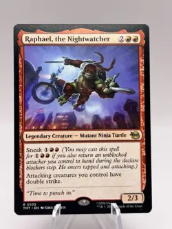 Raphael, the Nightwatcher 0103 Teenage Mutant Ninja Turtles TMT MTG NM - Image 1
