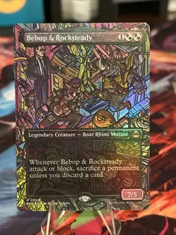 Bebop & Rocksteady (Borderless) Teenage Mutant Ninja Turtles Foil - Image 1