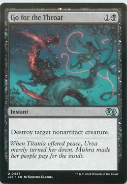 Go for the Throat - U447 - MTG - Foundations Jumpstart (J25) - Image 1