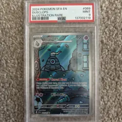 Pokemon Dusclops TCG Card 69/64 Shrouded Fable Holo PSA 9 - Image 1