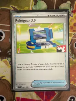 Pokegear 3.0 186/198 Pokemon Play! Prize Pack Series 3 NM Play Stamp - Image 1