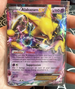 Alakazam EX 25/124 Full Art Ultra Rare Fates Collide Pokemon Card - Image 1