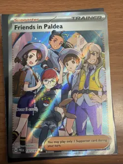 Pokemon Friends in Paldea 137/131 Full Art Trainer - Image 1