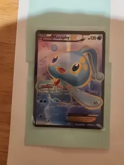 Pokemon TCG Manaphy-EX Holo Full Art Ultra Rare Card Breakpoint 116/122 - Image 1