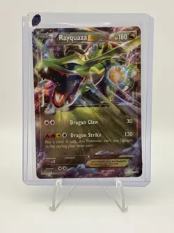 Pokemon Rayquaza EX XY73 Promo Full Art Holo 180 HP XY Set Dragon Basic Card - Image 1