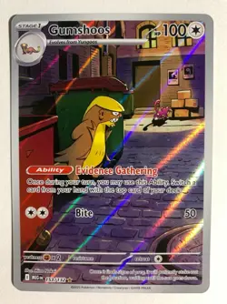 Pokemon TCG: Gumshoos 153/132 Me01: Mega Evolution Holo - Image 1