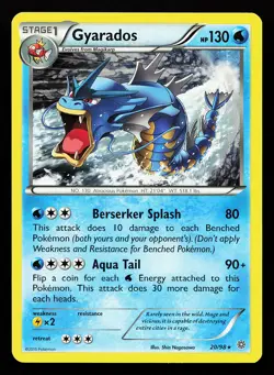 Gyarados 20/98 Regular Rare Ancient Origins Pokemon Card - Image 1
