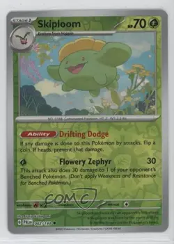Skiploom Reverse Foil Pokemon SV02: Paldea Evolved #002 - Image 1