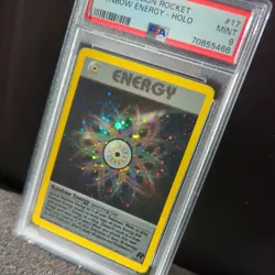 Pokemon TCG Rainbow Energy 17/82 Team Rocket Holo PSA 9 MINT - Image 2