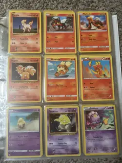 Pokemon TCG Sun & Moon mid Era Binder Lot - Image 5