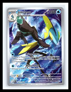 💥 Pokemon Inteleon Illustration Rare Holo Mega Evolution 142/132 - Image 1
