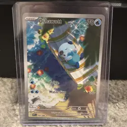 Pokemon TCG Oshawott Illustration Rare Full Art Holo 105/086 SV: White Flare - Image 1