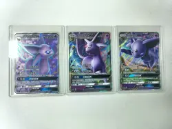 IN STOCK Pokemon TCG S-Chinese Card Espeon GX Set of 3 in NM Condition - Image 1
