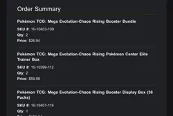 Pokemon TCG Chaos rising pokemon center ETB PRESALE CONFIRMED SHIPS MAY 22nd - Image 2