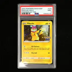 PSA 9 MINT 2022 Pokemon ENG Pikachu F SWSH234 Promo - Image 2