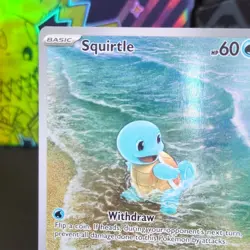 Pokemon TCG Squirtle 170/165 Scarlet & Violet 151 Illustration Rare Holo 2023 - Image 2