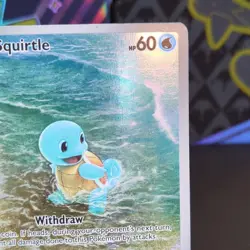 Pokemon TCG Squirtle 170/165 Scarlet & Violet 151 Illustration Rare Holo 2023 - Image 3