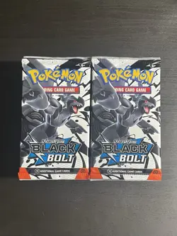 Pokemon Black Bolt Booster Packs Lot of 20 Factory Sealed (20x Packs) - Image 1