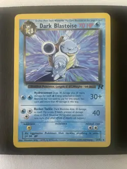 Pokemon TCG Dark Blastoise Team Rocket 20/82 WOTC LP - Image 3