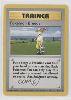 Pokemon Breeder Shadowless Base Set #76 1999 - Image 1