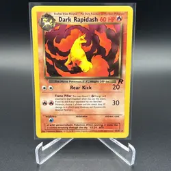 🔥Dark Rapidash 44/82 Team Rocket Pokemon Vintage Non Holo - Image 1