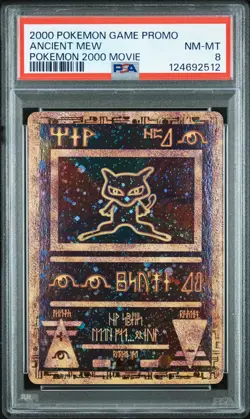 2000 POKEMON GAME MOVIE POKEMON 2000 MOVIE ANCIENT MEW PSA 8 - Image 1
