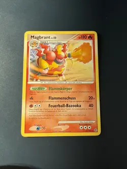 Magbrant 31/132 Deutsch Non-Holo 2008 Ratselhafte Wunder Pokemon - Image 1