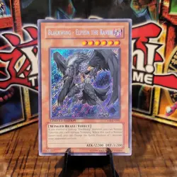 Yu-Gi-Oh! Blackwing - Elphin the Raven LIMITED Secret Rare CT06-ENS01 Near Mint - Image 1