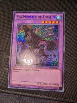 Yu-Gi-Oh! TCG Sea Monster of Theseus Raging Tempest RATE-EN081 1st Edition... - Image 1