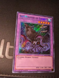 Yu-Gi-Oh! TCG Sea Monster of Theseus Raging Tempest RATE-EN081 1st Edition... - Image 2