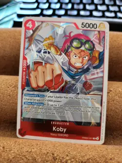 Koby PRB02-001 NM Rare | The Best Vol.2 One Piece TCG - Image 1