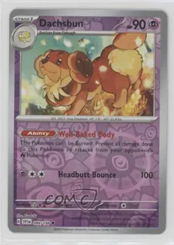 Dachsbun Reverse Foil Pokemon SV01: Scarlet & Violet #099 - Image 1