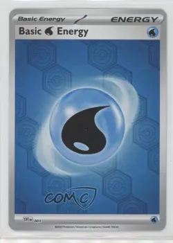 Water Energy Reverse Foil Pokemon Shrouded Fable Energies #003 - Image 1