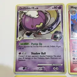 6 Pokemon TCG 2009 Drifblim Magmortar Lunatone Milotic Supreme Victors Cards - Image 4