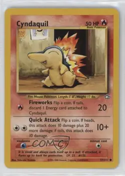 Cyndaquil Pokemon Neo Genesis #57 2000 - Image 1
