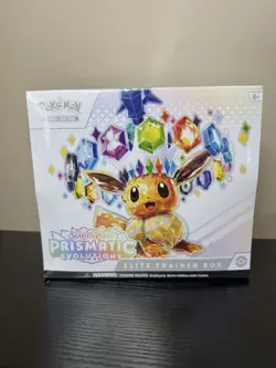 Pokemon TCG Scarlet Violet Prismatic Evolutions ETB Elite Trainer Box NEW SEALED - Image 1