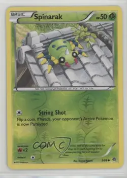 Spinarak Reverse Foil Pokemon XY Ancient Origins #5 - Image 1