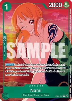***FOIL Nami Alternate Art 25th Collection (EB-02)*** One Piece Kid Icarus - Image 1