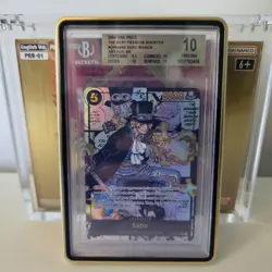 💎 One Piece CCG Sabo PRB01 Manga Alt Art OP04-083 BGS 10 Pristine - Image 1